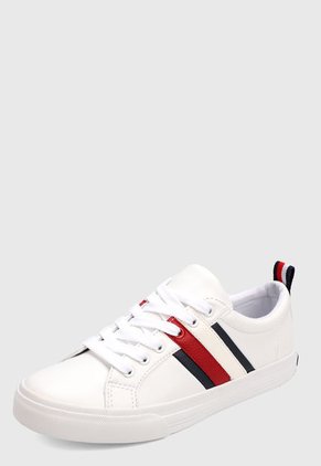 Tenis Blanco-Rojo-Azul Tommy Hilfiger