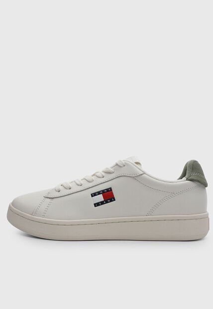 Tenis Casual Tommy Hilfiger Archive '98 Marfil