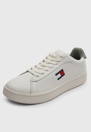 Tenis Casual Tommy Hilfiger Archive '98 Marfil