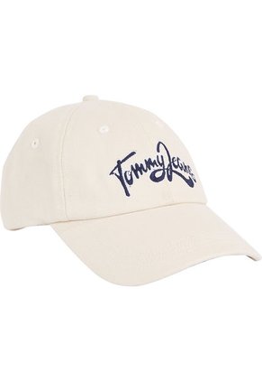 Gorra Beige De Verano Tommy Jeans Para Mujer Tommy Hilfiger