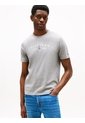Camiseta Gris Con Logo Estampado Tommy Hilfiger de Tommy Hilfiger