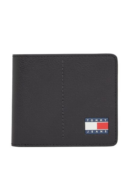 Billetera Negra Heritage Para Tarjetas De Crédito Tommy Hilfiger
