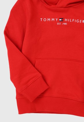 Hoodie Rojo-Blanco Tommy Hilfiger Kids