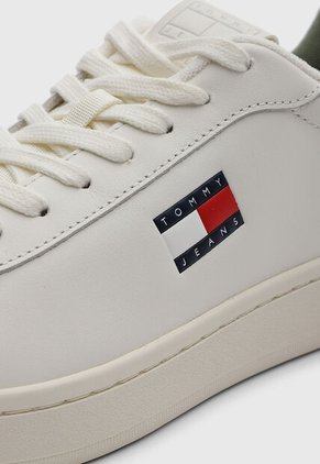 Tenis Casual Tommy Hilfiger Archive '98 Marfil