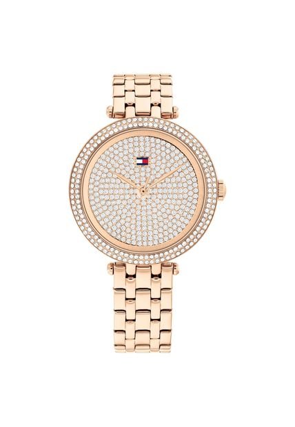 Reloj Rosado De Tommy Hilfiger Para Mujer Oro Rosa Tommy Hilfiger