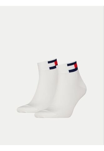 Pack Blanco De 2 Tobilleras Con Logo Tommy Hilfiger Tommy Hilfiger