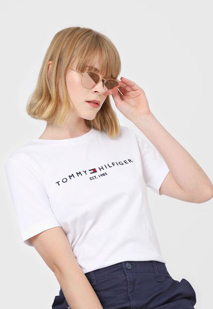 Camiseta Blanco-Azul-Rojo Tommy Hilfiger