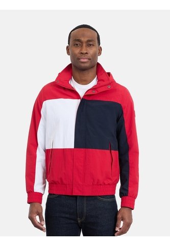 Chaqueta Roja Benson Hipster Con Diseño Color Block Tommy Hilfiger Tommy Hilfiger