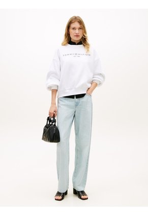 Saco Blanco Con Logo Corp Moderno Tommy Hilfiger