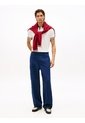 Polo Blanco De Corte Regular Con Ribeteado Tommy Hilfiger de Tommy Hilfiger