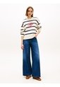 Saco Blanco Tejido Amplio De Punto Con Logo Bordado Tommy Hilfiger de Tommy Hilfiger