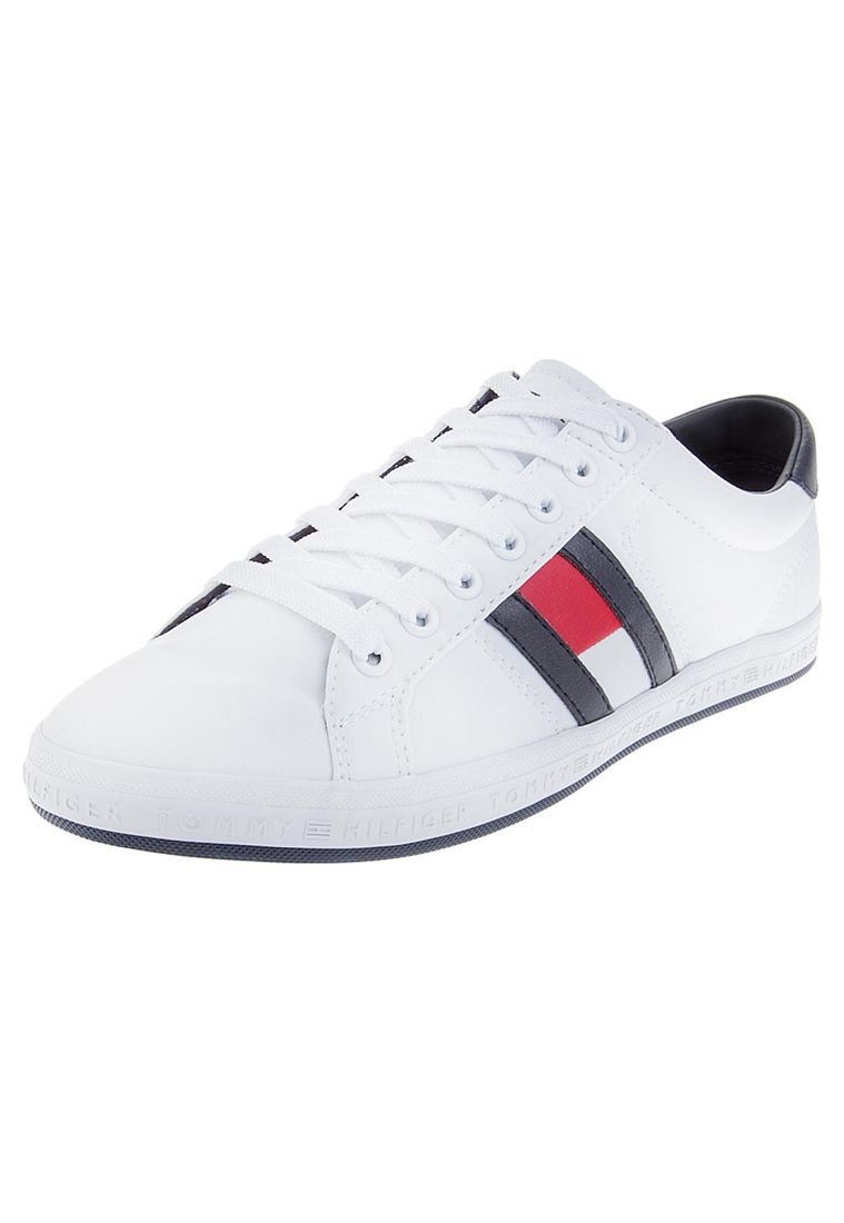 tommy hilfiger tenis blancos hombre