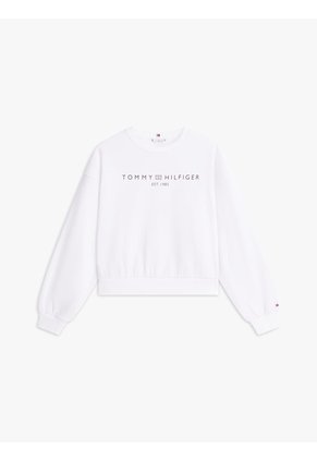 Saco Blanco Con Logo Corp Moderno Tommy Hilfiger