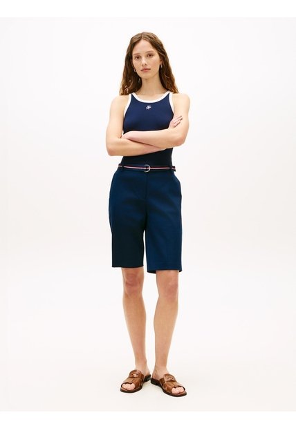Bermudas Multicolor Con Cinturón Tommy Hilfiger