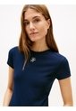 Camiseta Multicolor De Punto Con Logo Texturizado Tommy Hilfiger de Tommy Hilfiger