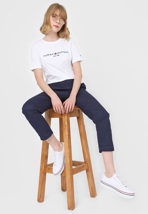 Camiseta Blanco-Azul-Rojo Tommy Hilfiger