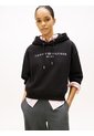 Buzo Negro Con Capota Y Logo Tommy Hilfiger de Tommy Hilfiger
