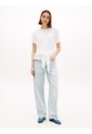 Camiseta Blanca Texturizada Amplia Con Lazo Tommy Hilfiger de Tommy Hilfiger