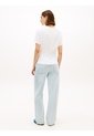 Camiseta Blanca Texturizada Amplia Con Lazo Tommy Hilfiger de Tommy Hilfiger