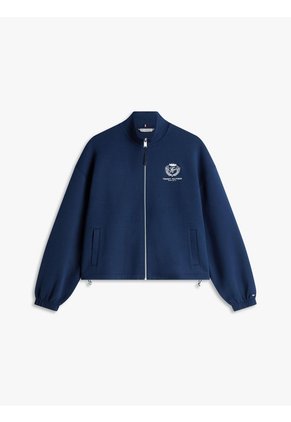 Chaqueta Multicolor Amplia Con Cremallera Y Escudo Tommy Hilfiger