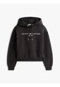 Buzo Negro Con Capota Y Logo Tommy Hilfiger de Tommy Hilfiger