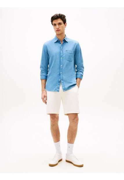 Bermudas Blanco Essential Terry Tommy Hilfiger