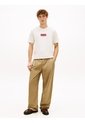 Camiseta Blanca De Punto Con Cuello Redondo Y Logo Tommy Hilfiger de Tommy Hilfiger