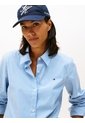 Camisa Celeste A Rayas De Corte Regular Tommy Hilfiger de Tommy Hilfiger