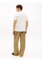Camiseta Blanca De Punto Con Cuello Redondo Y Logo Tommy Hilfiger de Tommy Hilfiger