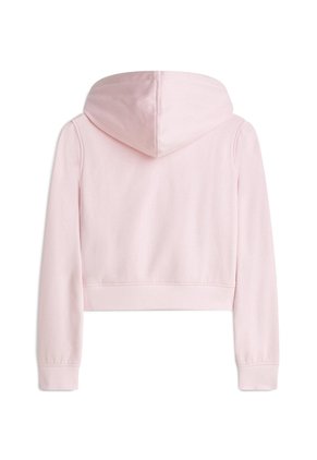 Buzo Rosa Con Capota Y Cierre De Cremallera Tommy Hilfiger
