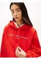 Buzo Rojo Con Capota Y Logo Tommy Hilfiger de Tommy Hilfiger