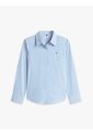 Camisa Celeste A Rayas De Corte Regular Tommy Hilfiger de Tommy Hilfiger