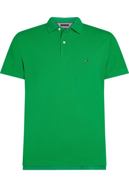 Polo Verde 1985 De Corte Regular Tommy Hilfiger