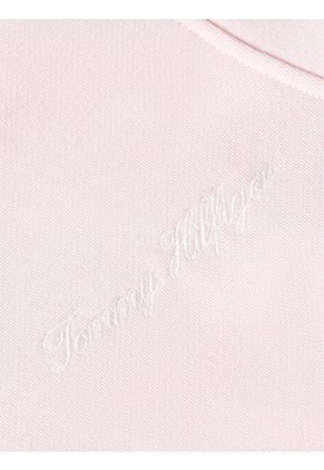Buzo Rosa Con Capota Y Cierre De Cremallera Tommy Hilfiger