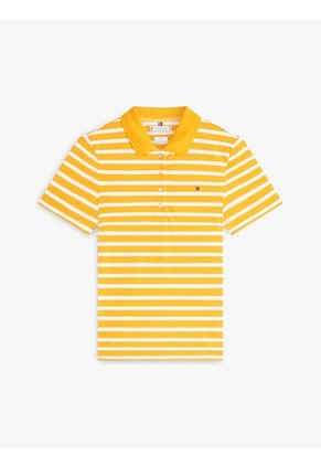 Polo Naranja 1985 Collection Slim De Piqué Tommy Hilfiger