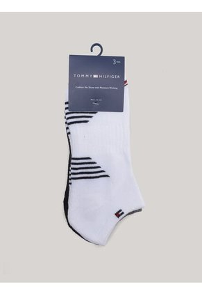 Pack Blanco De 3 Medias Tobilleros Tommy Hilfiger