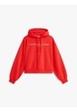 Buzo Rojo Con Capota Y Logo Tommy Hilfiger de Tommy Hilfiger