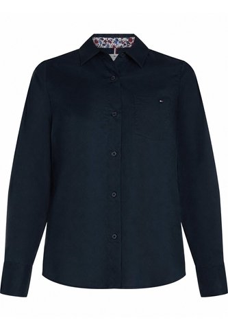Camisa Azul Classic Poplin De Manga Larga Tommy Hilfiger Tommy Hilfiger