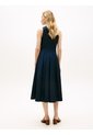 Vestido Multicolor Midi Con Botones Dorados Tommy Hilfiger de Tommy Hilfiger