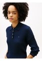 Saco Multicolor Tejido Amplio Tipo Polo De Punto Trenzado Tommy Hilfiger de Tommy Hilfiger