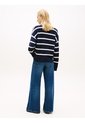 Saco Azul Tejido Amplio De Punto Con Logo Bordado Tommy Hilfiger de Tommy Hilfiger