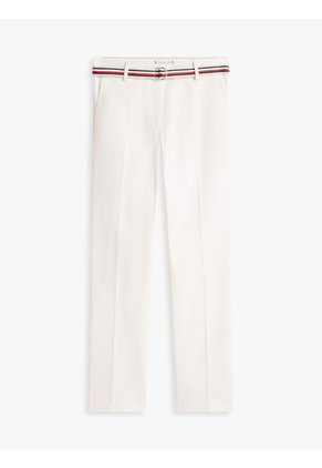 Pantalón Blanco Chino Slim En Twill Tommy Hilfiger