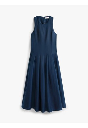 Vestido Multicolor Midi Con Botones Dorados Tommy Hilfiger