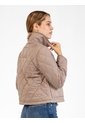 Chaqueta Dorado Acolchada Quilted Con Logo Bordado Tommy Hilfiger de Tommy Hilfiger