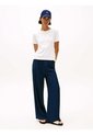 Camiseta Blanca De Cuello Redondo Con Corte Slim Tommy Hilfiger de Tommy Hilfiger