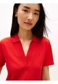 Vestido Rojo Tipo Polo Con Cuello En V Abierto Tommy Hilfiger de Tommy Hilfiger