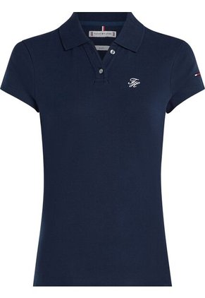 Polo Multicolor De Corte Slim Con Logo Script Tommy Hilfiger