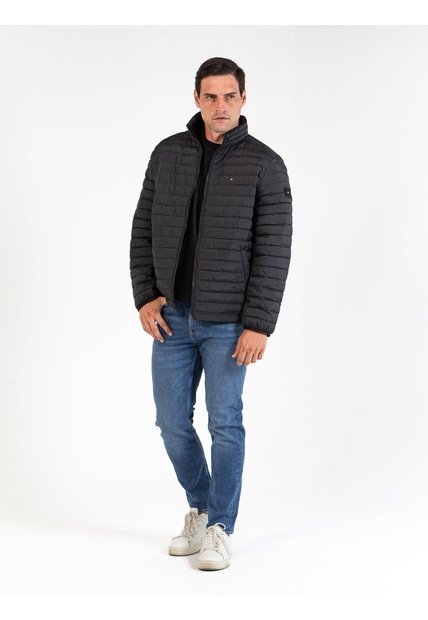 Chaqueta Negra Packable Scriba Tommy Hilfiger