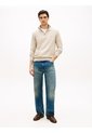 Saco Beige Con Cuello Perkins Y Cremallera Tommy Hilfiger de Tommy Hilfiger