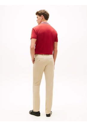 Pantalón Beige Chino Denton De Sarga Tommy Hilfiger